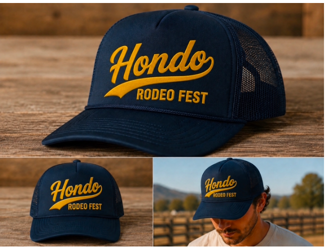 Hondo Rodeo Fest Foam Trucker - Navy