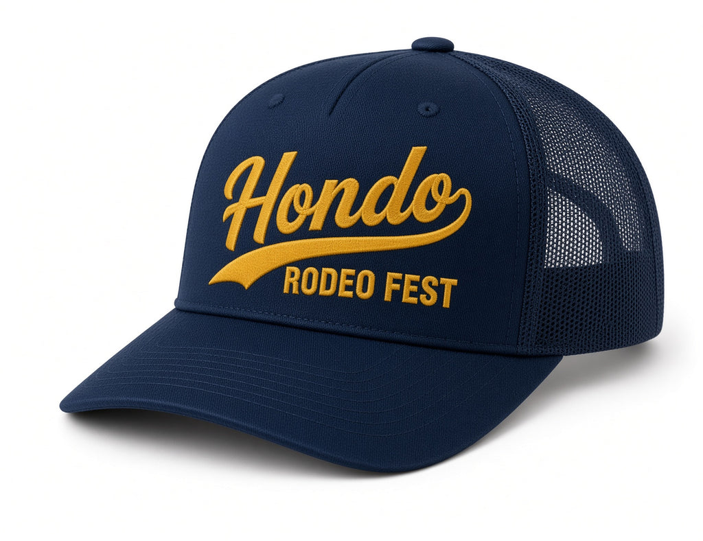 Hondo Rodeo Fest Foam Trucker - Navy