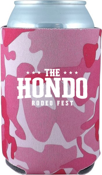 Pink Camo Can Cooler