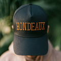 Hondeaux Black and Gold Hat